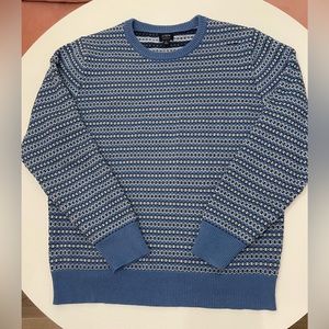 Like New J Crew Cotton Fairisle Sweater